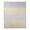 Botanical Bunny Stripes 50" x 60" Coral Fleece Blanket